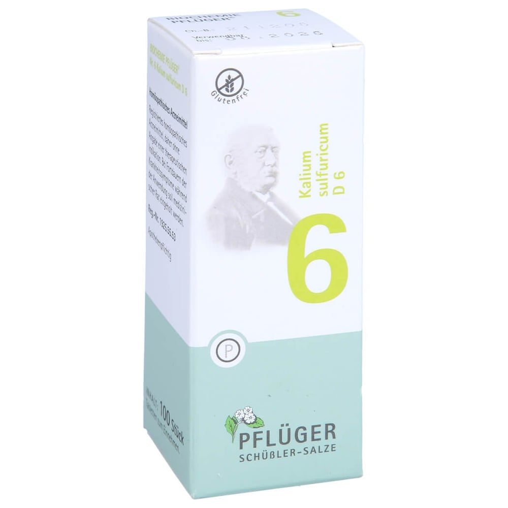 Biochemie Pflüger Nr. 6 Kalium sulfuricum D 6