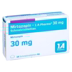 Mirtazapin - 1 A Pharma 30mg Schmelztabletten