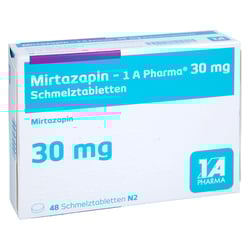 Mirtazapin - 1 A Pharma 30mg Schmelztabletten