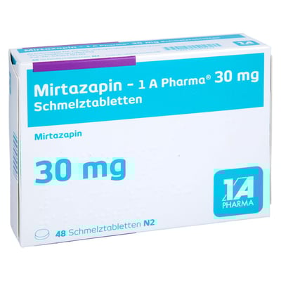 Mirtazapin - 1 A Pharma 30mg Schmelztabletten