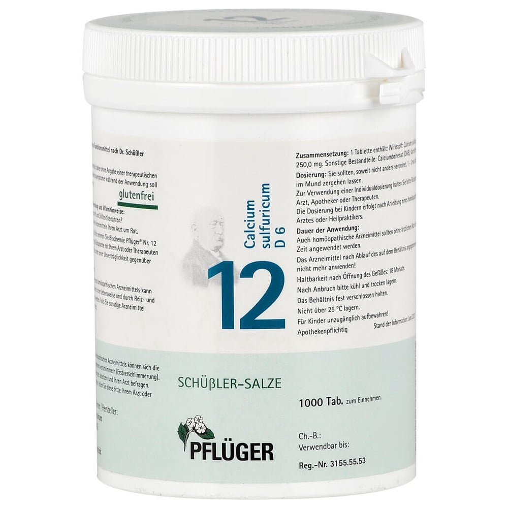 Biochemie Pflüger Nr. 12 Calcium sulfuricum D 6