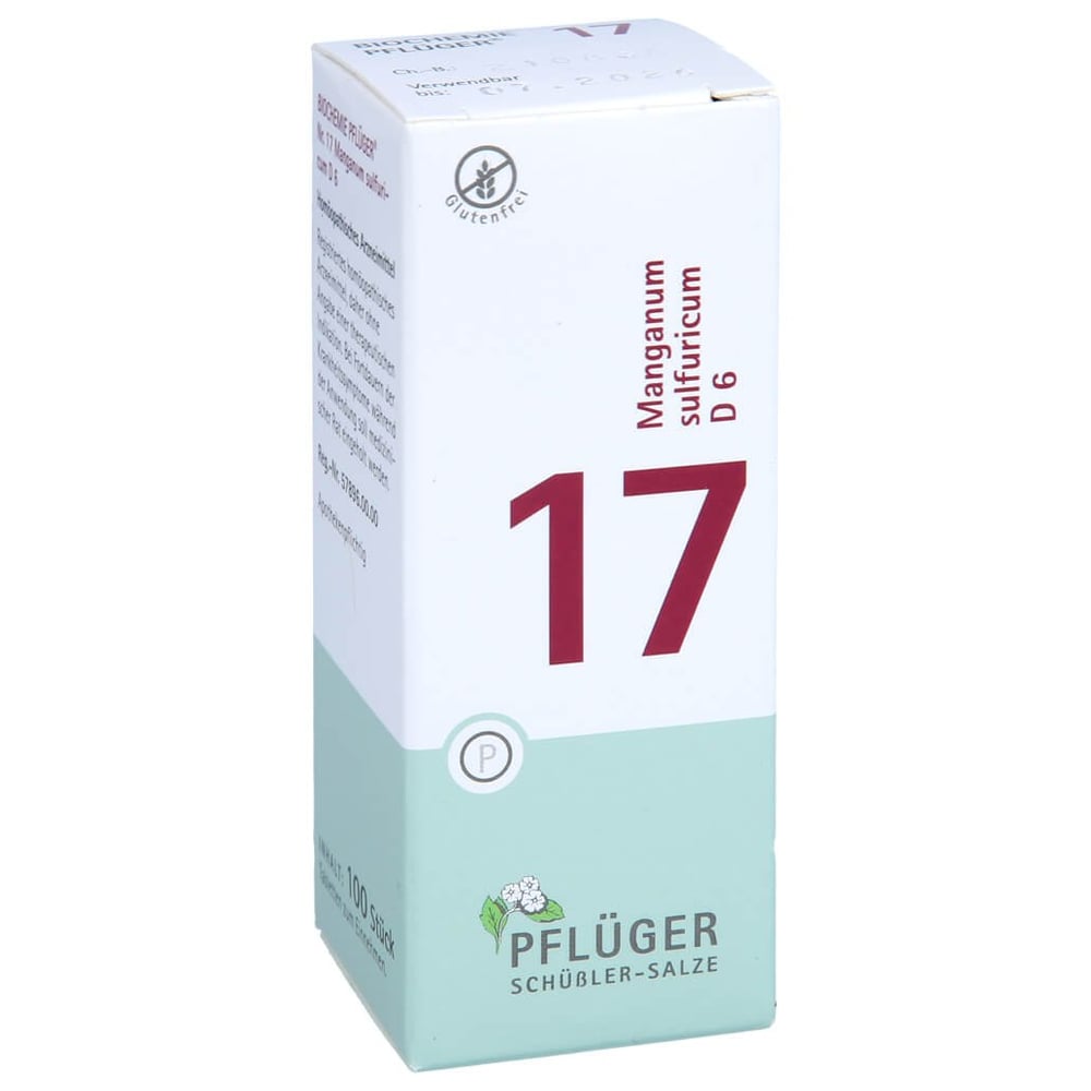 Biochemie Pflüger Nr. 17 Manganum sulfuricum D 6