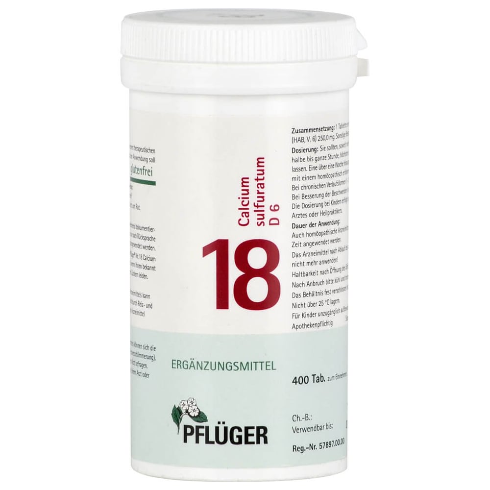 Biochemie Pflüger Nr. 18 Calcium sulfuratum D 6