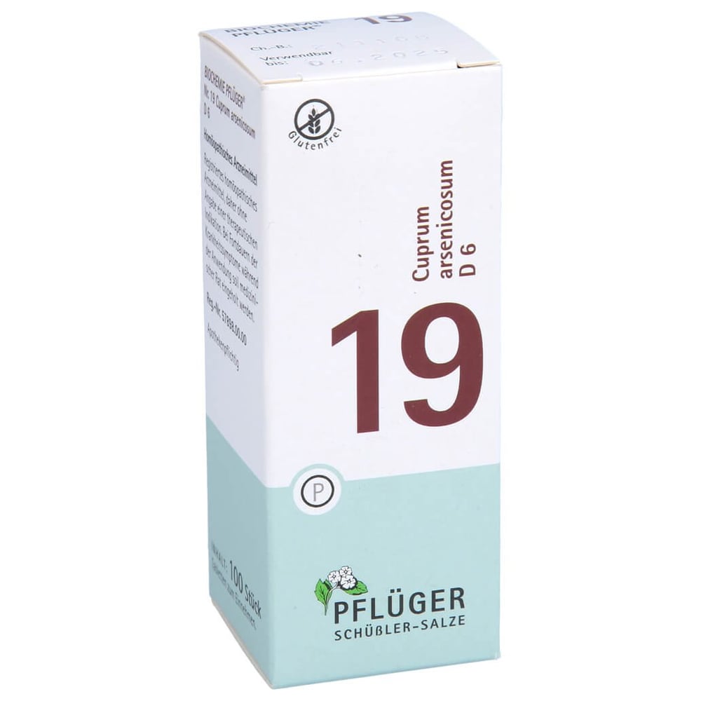 Biochemie Pflüger Nr. 19 Cuprum arsenicosum D 6