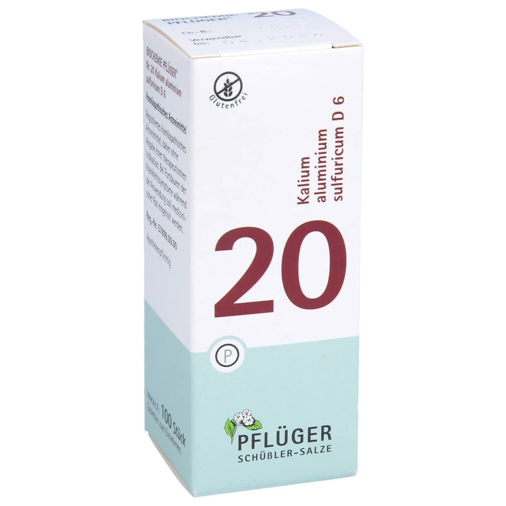 Biochemie Pflüger Nr. 20 Kalium-Aluminium sulf D 6