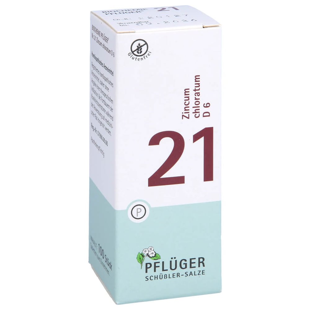 Biochemie Pflüger Nr. 21 Zincum chloratum D 6
