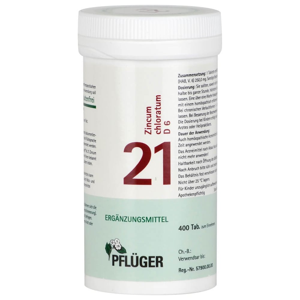 Biochemie Pflüger Nr. 21 Zincum chloratum D 6