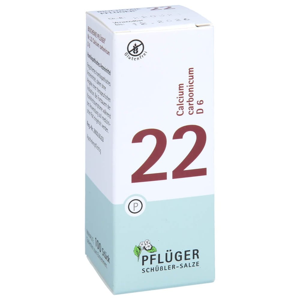 Biochemie Pflüger Nr. 22 Calcium carbonicum D 6
