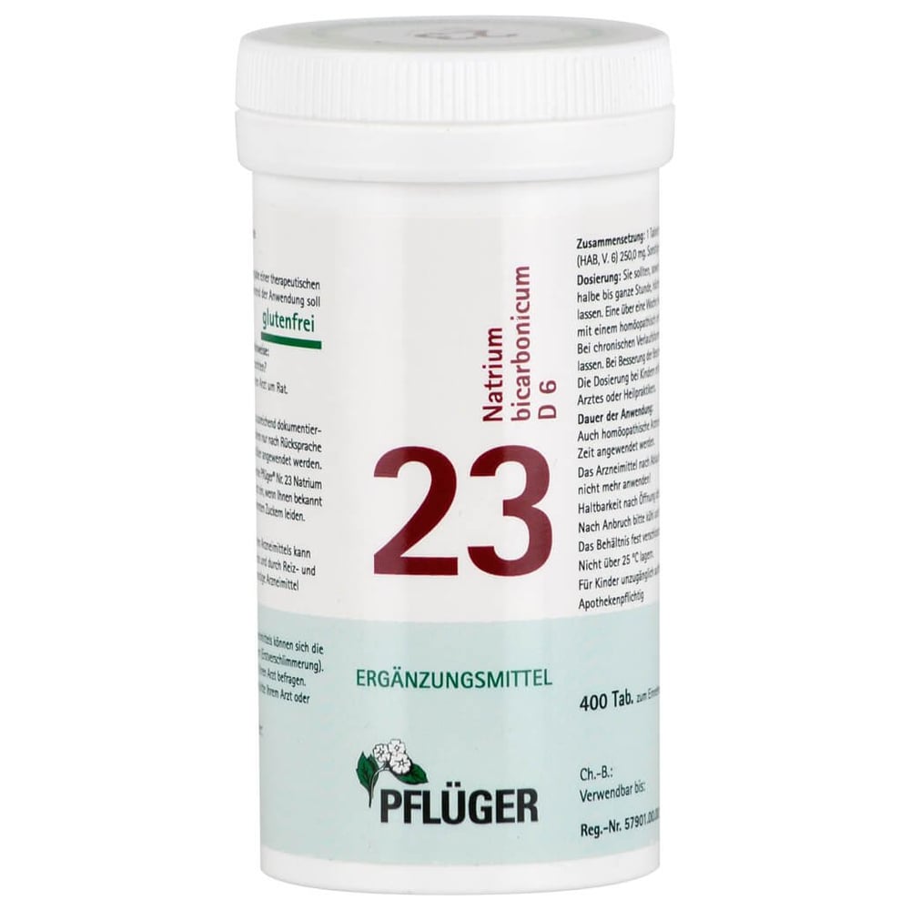 Biochemie Pflüger Nr. 23 Natrium bicarbonicum D 6