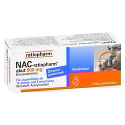 NAC-ratiopharm akut 600 mg Hustenlöser