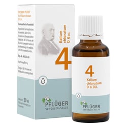 Biochemie Pflüger Nr. 4 Kalium chloratum D 6 Dil.