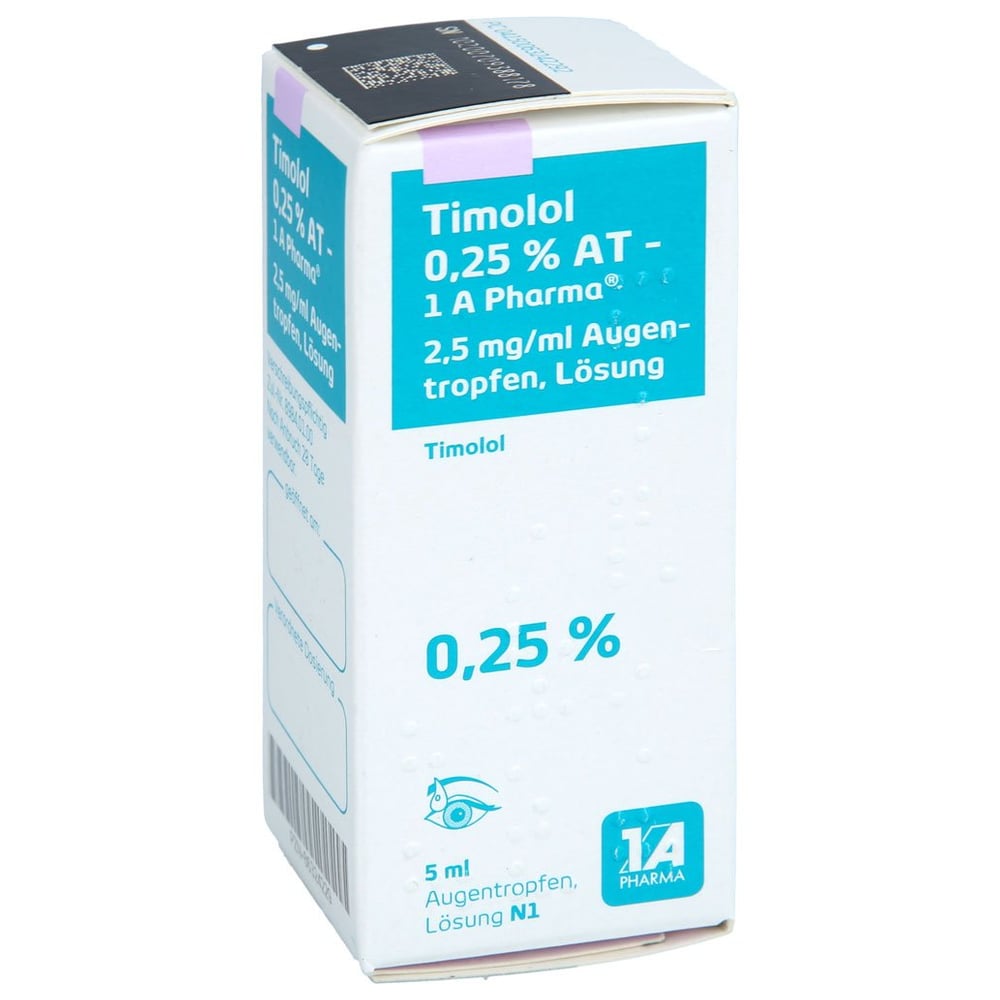 Timolol 0,25 % AT-1A Pharma