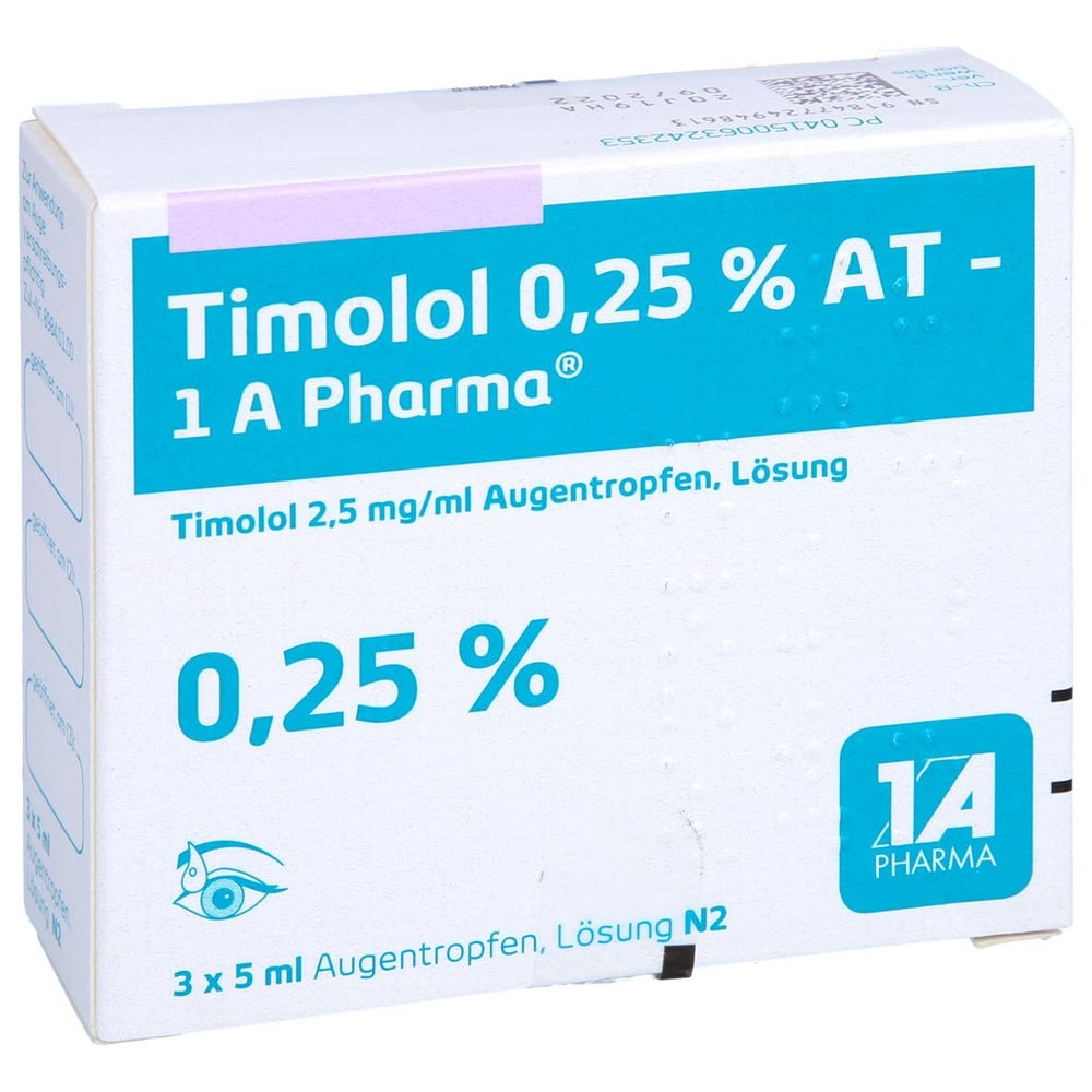 Timolol 0,25 % AT-1A Pharma
