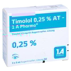 Timolol 0,25 % AT-1A Pharma