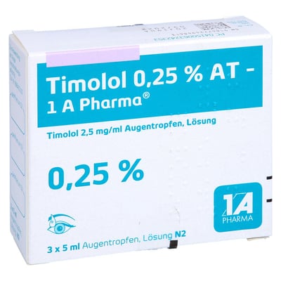 Timolol 0,25 % AT-1A Pharma