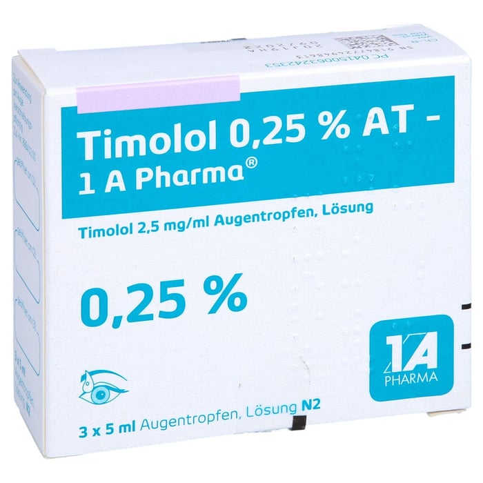 Timolol 0,25% AT-1A Pharma