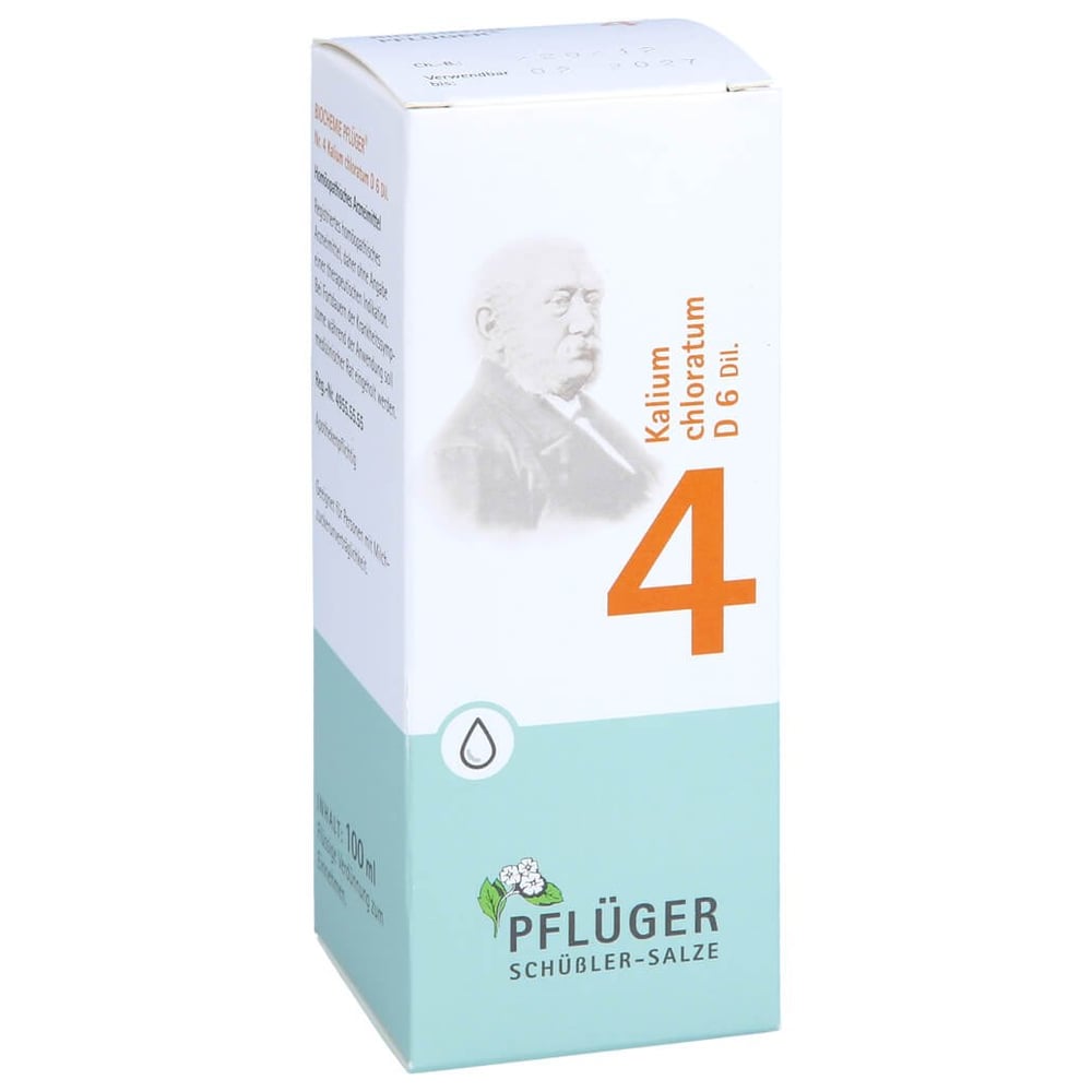 Biochemie Pflüger Nr. 4 Kalium chloratum D 6 Dil.