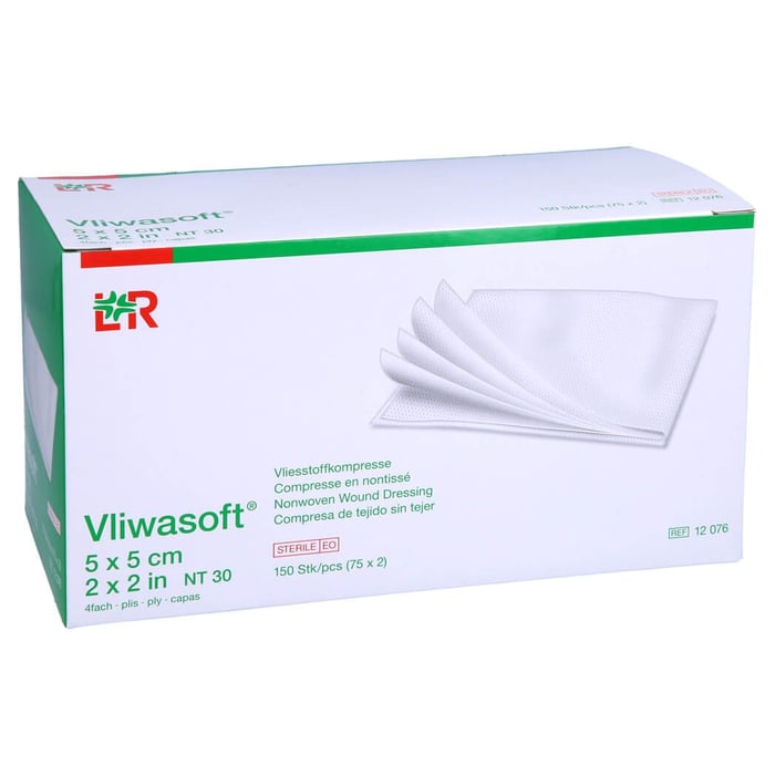 Vliwasoft Vlieskompresse 5x5cm