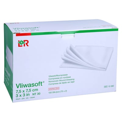 Vliwasoft Vlieskompresse 7.5x7.5cm