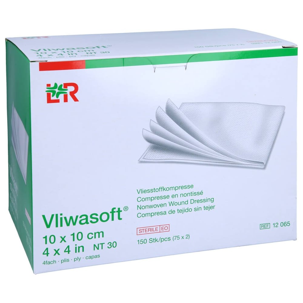 Vliwasoft Vlieskompresse 10x10cm