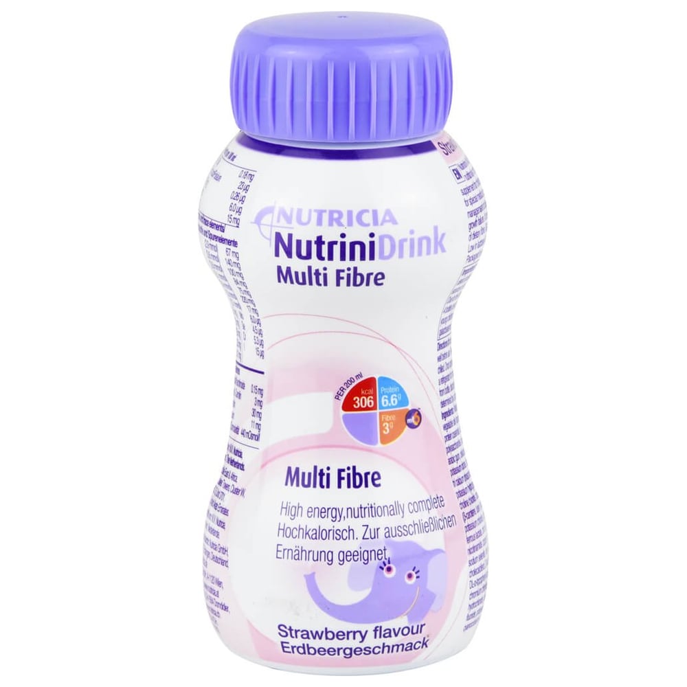 Nutrinidrink MultiFibre Erdbeergeschmack