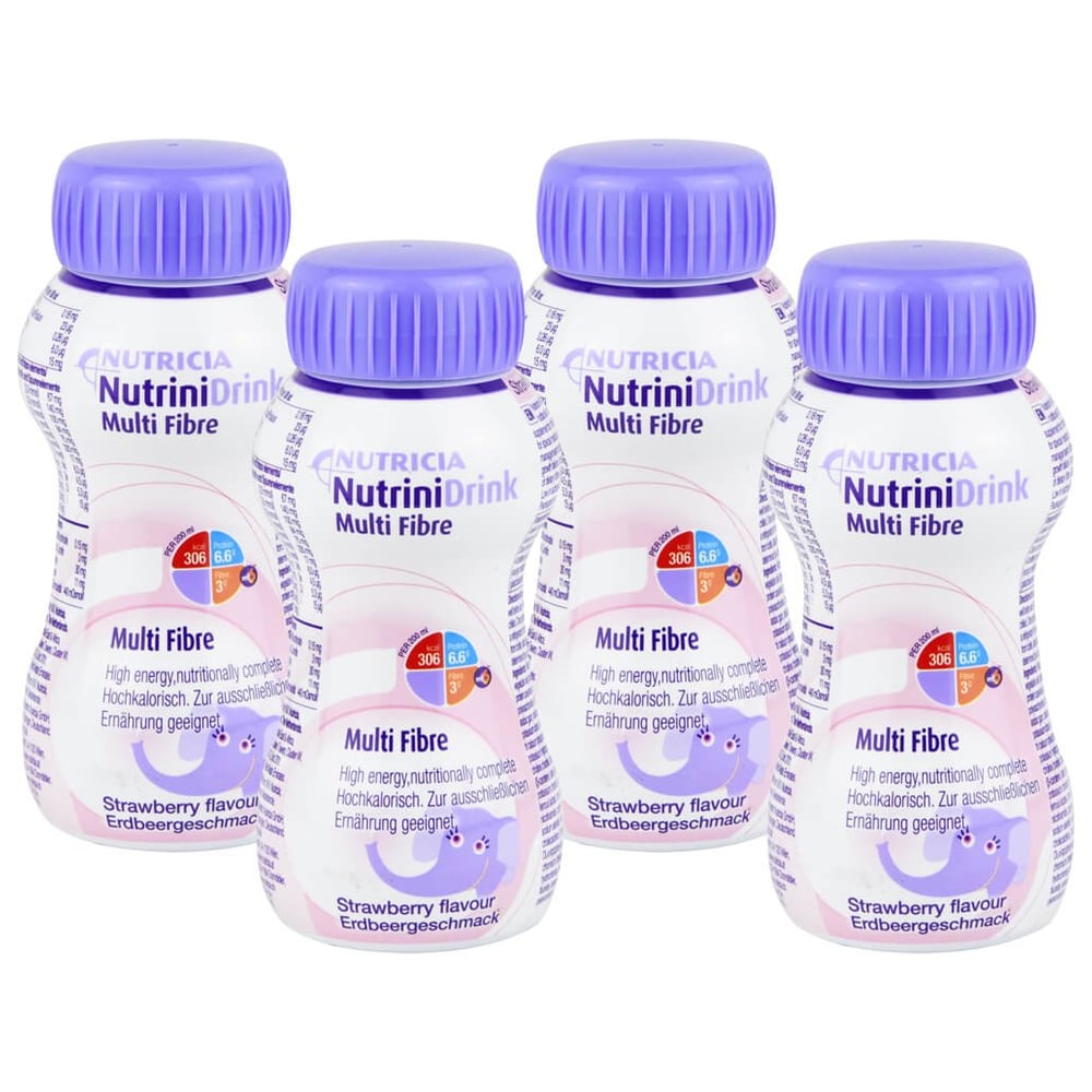 Nutrinidrink MultiFibre Erdbeergeschmack