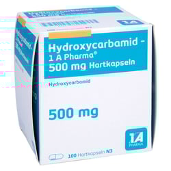 Hydroxycarbamid - 1 A Pharma 500 mg Hartkapseln