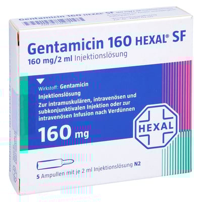 Gentamicin 160 Hexal Sf
