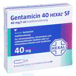 Gentamicin 40 Hexal Sf