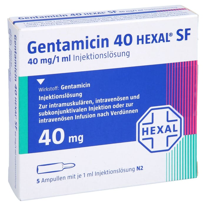 Gentamicin 40 Hexal Sf