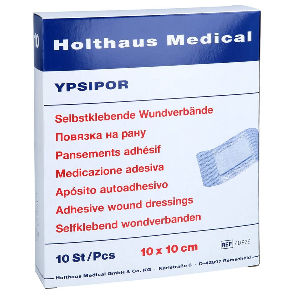 Wundverband Ypsipor Steril 10x10 cm