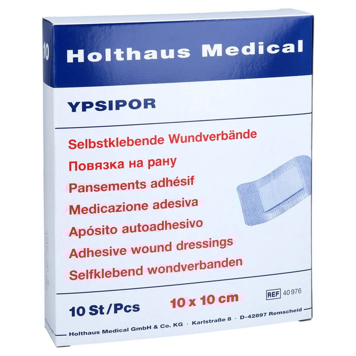 Wundverband Ypsipor Steril 10x10 cm