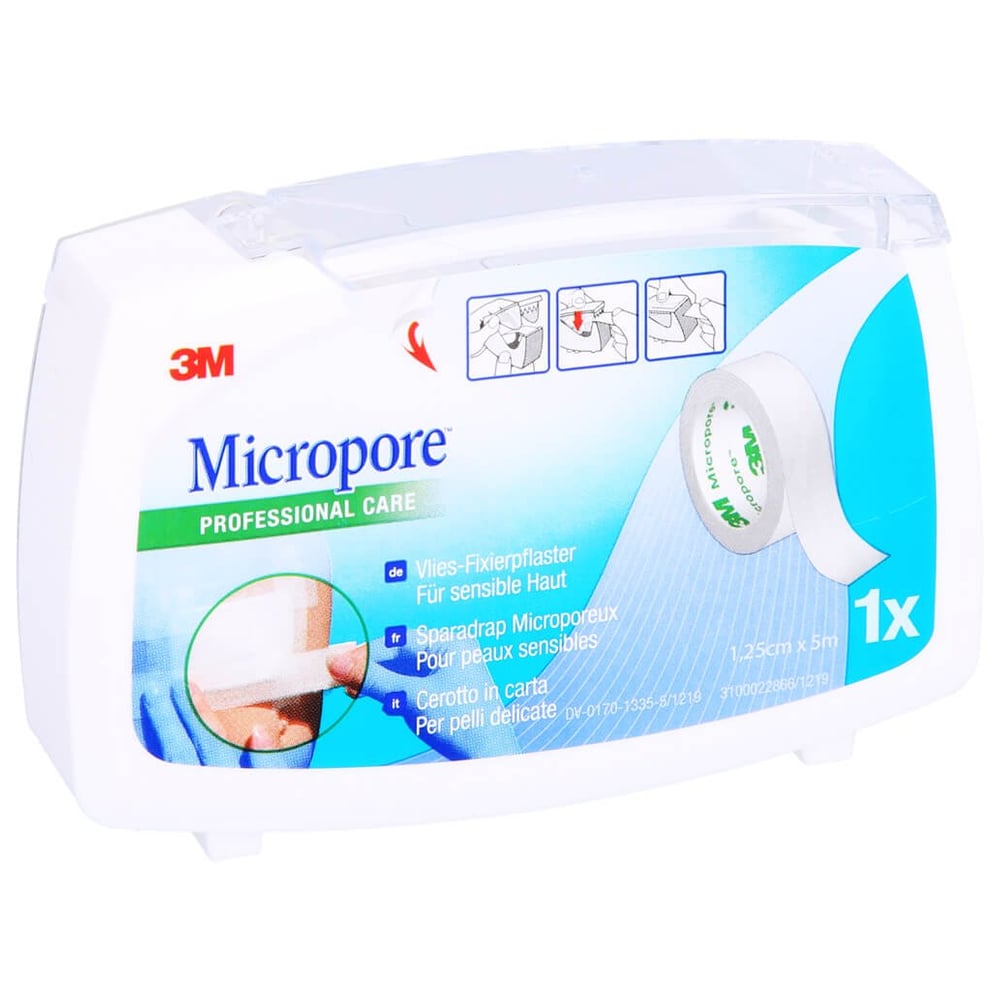 Micropore Vliespflaster, 1,25 cm x 5 m