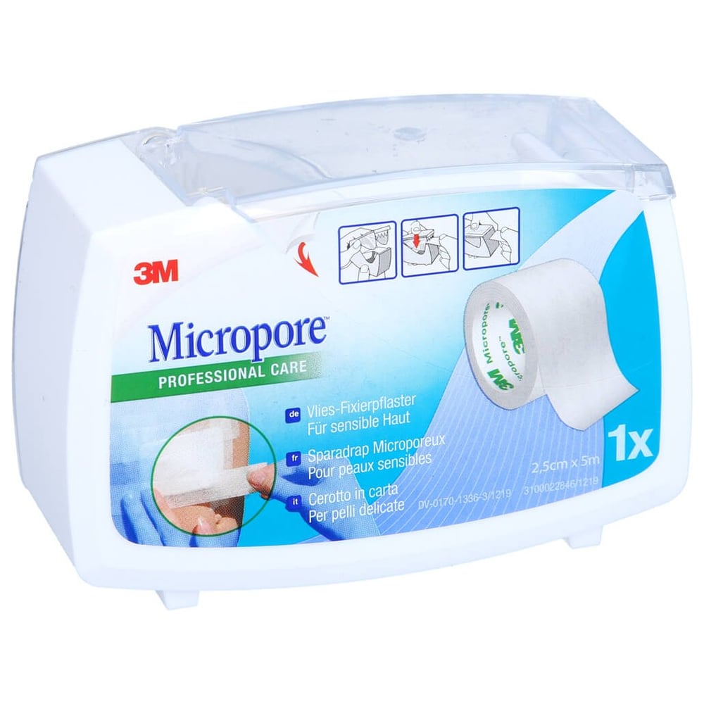 Micropore Vliespflaster, 2,5 cm x 5 m