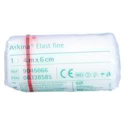 Askina Elast Fine Binde 6 cmx4 m cellophaniert