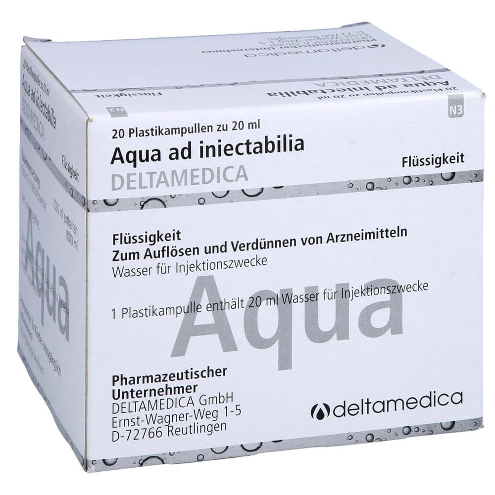Aqua ad iniectabilia Plastik
