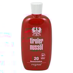 Tiroler Nussöl original Sonnenmilch wasserf.LSF 20