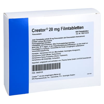 Crestor 20 mg Produktbild 1