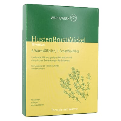 Husten-Brust-Wickel Thymian Wachswerk