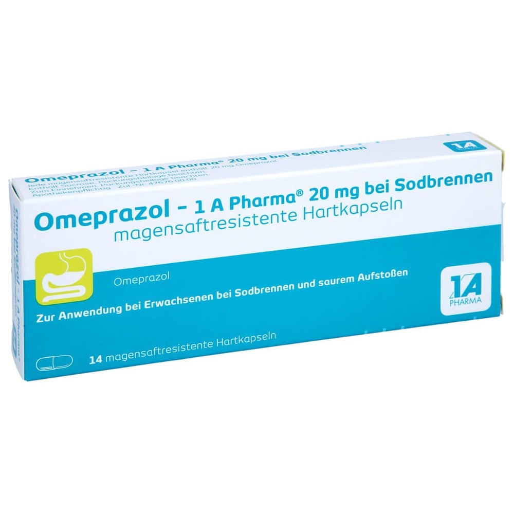Omeprazol-1A Pharma 20 mg bei Sodbrennen