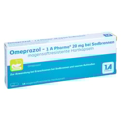 Omeprazol-1A Pharma 20 mg bei Sodbrennen