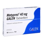 Metypred 40 mg Galen Produktbild 1