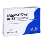 Metypred 40 mg Galen Produktbild 1