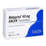 Metypred 40 mg Galen Produktbild 1