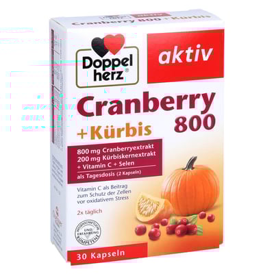 Doppelherz Cranberry + Kürbis