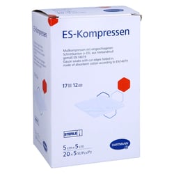 ES-Kompressen steril 5x5 cm 12fach Großpackung