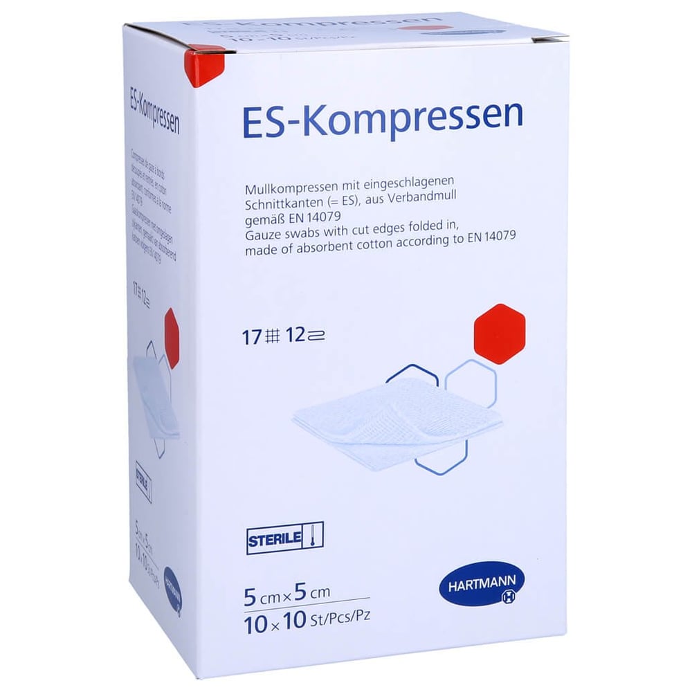 ES-Kompressen steril 5x5 cm 12fach Großpackung