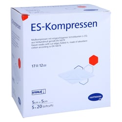 ES-Kompressen steril 5x5 cm 12fach Großpackung