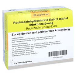 Ropivacainhydrochlorid Kabi 2mg/ml
