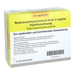 Ropivacainhydrochlorid Kabi 2 mg/ml Produktbild 1